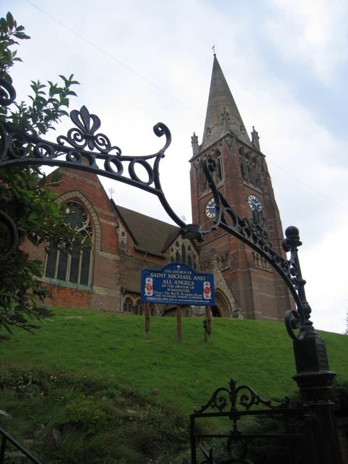 The Church of Saint Michaels and All Angels, in Lyndhurst, Hampshire