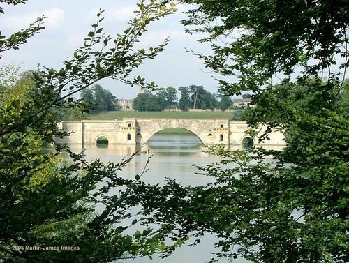 Blenheim Palace, Grand Bridge seen from West