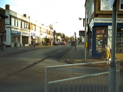 broadgate. Beeston, Nottinghamshire, before the improvements.