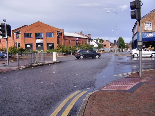 station road/middle street junction, Beeston, Notts