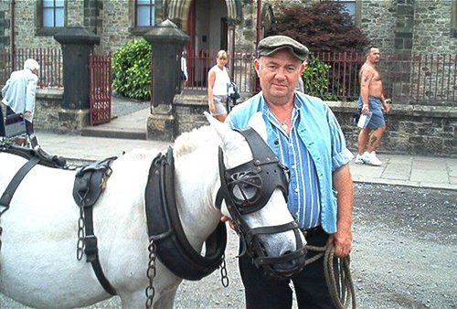 Beamish Open Air Museum, miner and pony