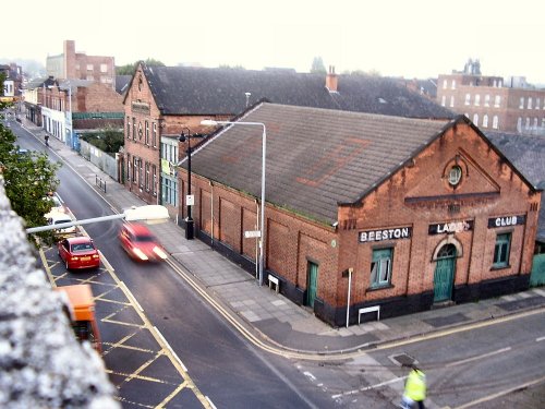 view of Beeston Lads Club(pearson centre)from multi storey car park, Beeston, Nottinghamshire.