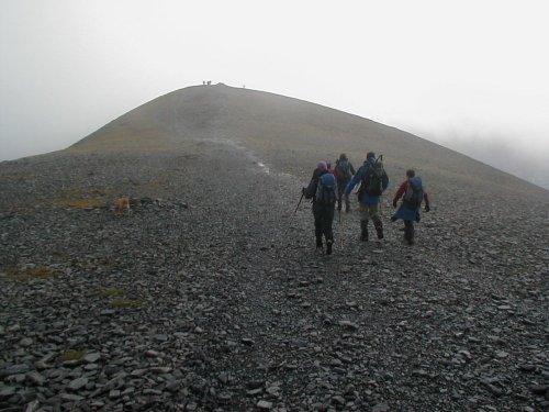 Summit of Skiddaw, Lake district