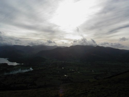 from Skiddaw. Lake district