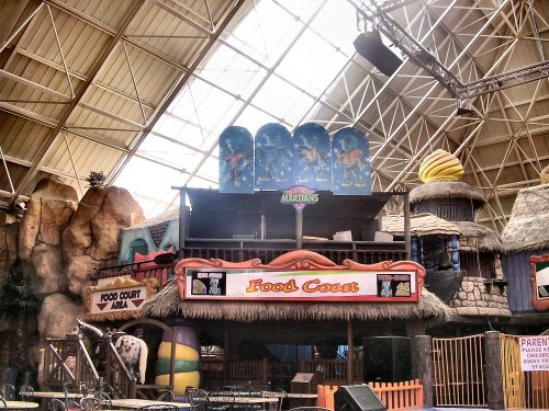 inside the pyramid fantasy island Ingoldmells Lincolnshire.