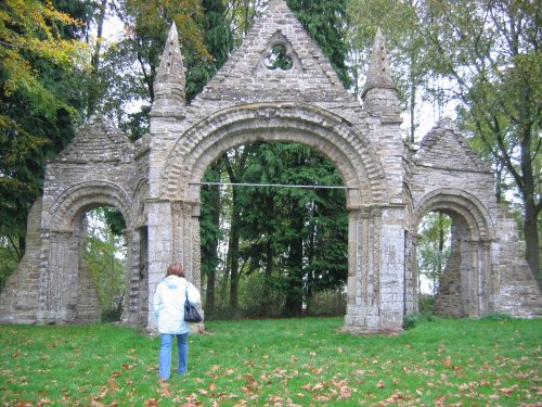 Shobden Arches, Shobden, Herefordshire. 12th Century Norman church arches