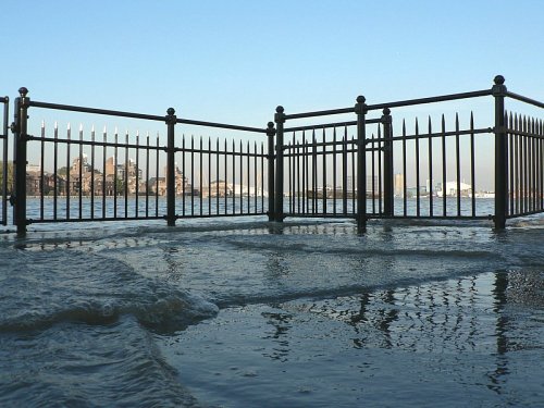 Very High Tide at Greenwich