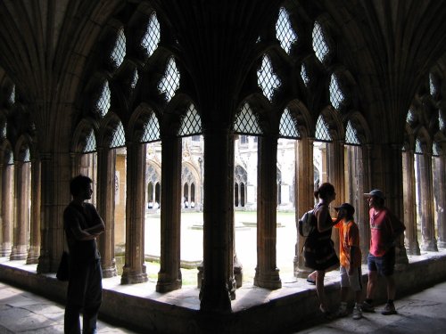 Canterbury Cathedral. August 2006. The cloisters.