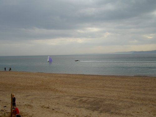 Exmouth beach, Devon.