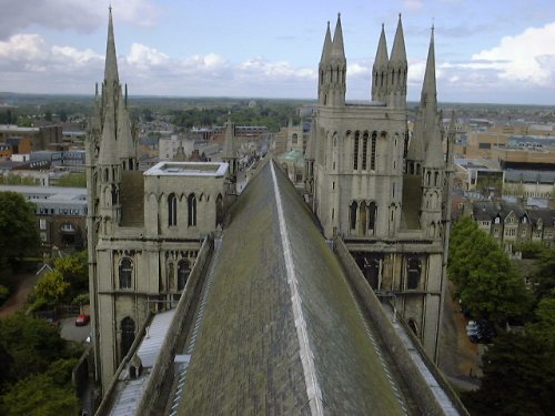Peterborough from the Cathedral Roof
