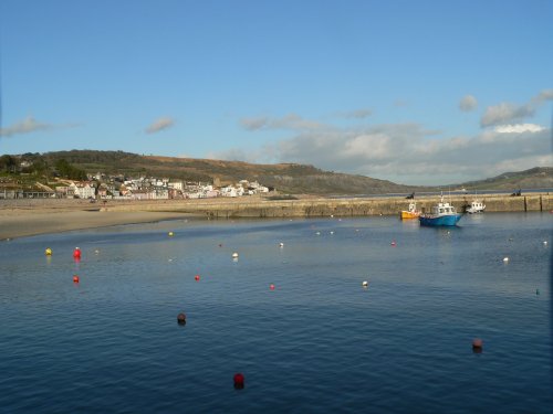 A view of Lyme Regis, Dorset.