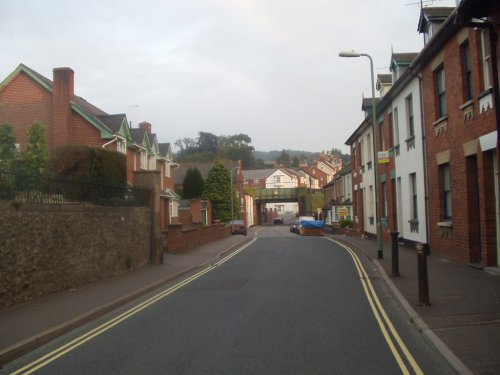 New Street in Honiton, taken in September 2003.