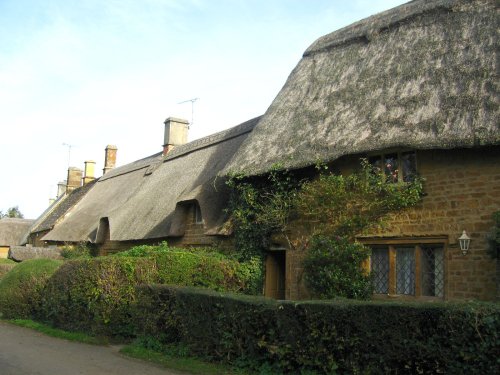 Houses in Great Tew, Oxfordshire.