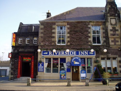 The Riverside bar, Callander, Stirlingshire.