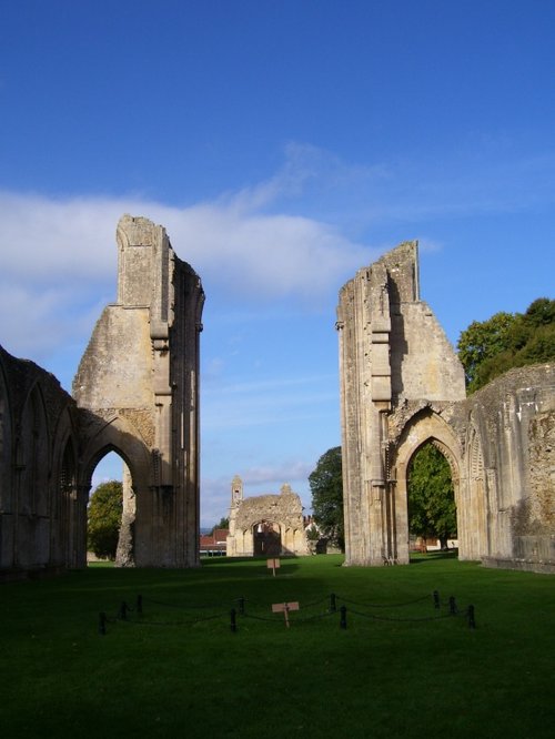 Glastonbury Abbey, Somerset.