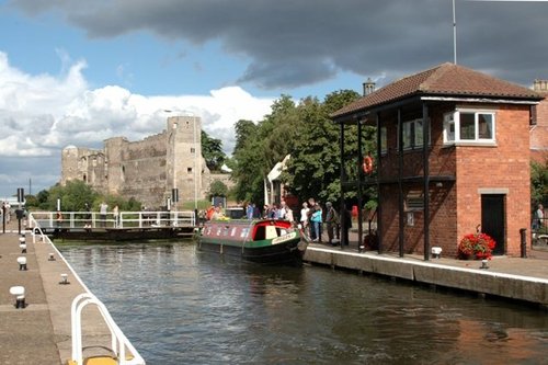 River Trent and Newark Castle, Newark, Nottinghamshire