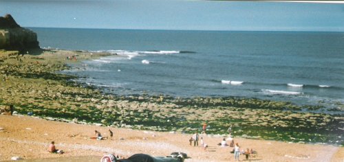 The beach, Flamborough Head, North Yorkshire.