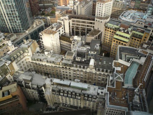 The heart of the city from above. London, Greater London.