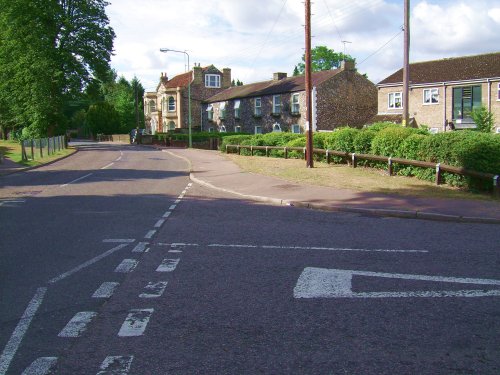 Old Bury Road in Brandon, Suffolk.