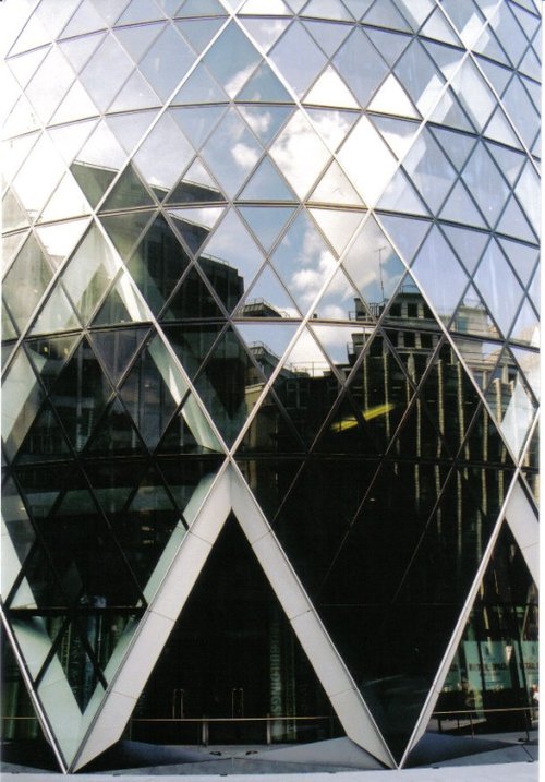 The Gherkin, London.