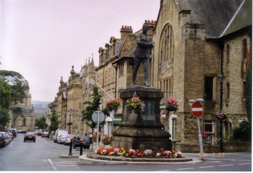Benson's Monument at the top of Beaumont Street, Hexham, Northumberland.