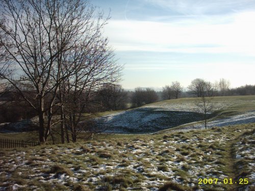 Reddish Vale Golf Course, Greater Manchester, from Mill Lane, Redish, Heathland course par 69.