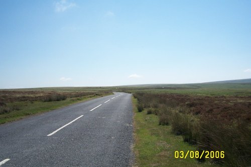 The bleak expanse of Exmoor in Devon.