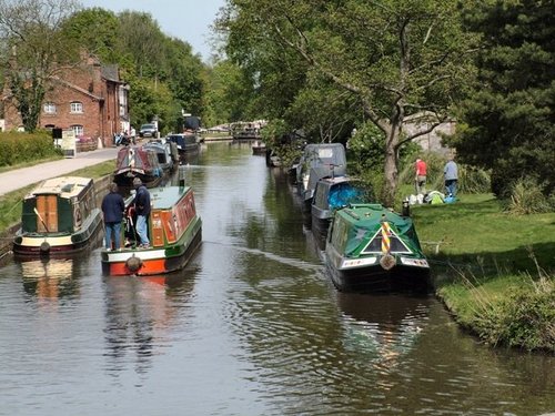 Trent and Mersey Canal, Fradley, Staffordshire