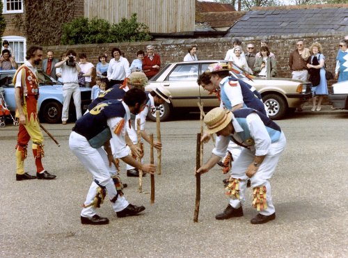 The Morris men at Kersey, Suffolk