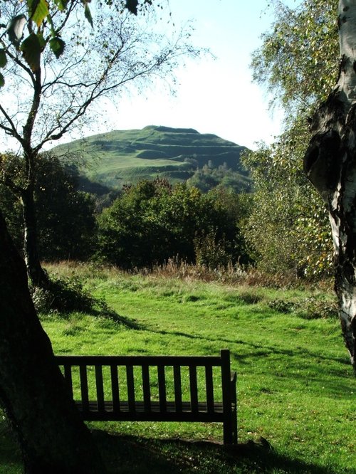 View of British Camp, Malvern Hills, Worcestershire.