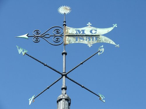 Weather Vane at Sissinghurst Castle Garden, Kent.