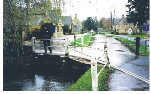 Bridge over Windrush River, Lower Slaughter, Gloucestershire.