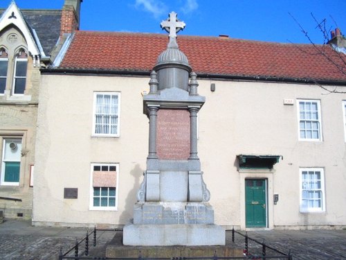 War Memorial, Bishop Auckland market place, Bishop Auckland, Durham.