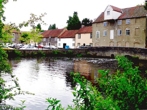 Old mill on the Ouse, Thetford, Norfolk