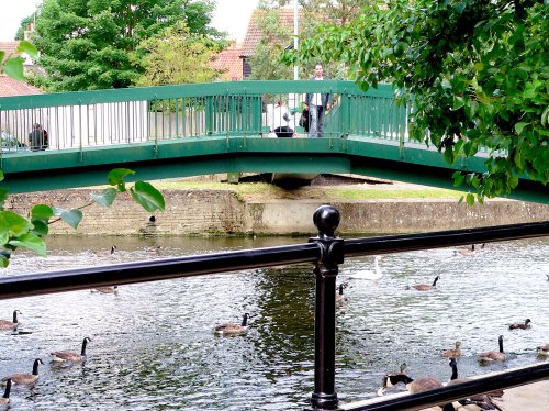 Butten Island bridge, Town centre, Thetford