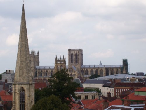 City from Clifford's Tower, York