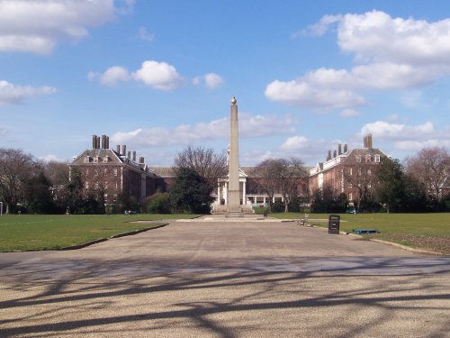 Royal Hospital, Chelsea. Viewed From Just Inside The Bullring Gate