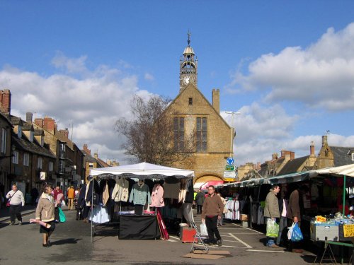Street Market at Moreton-in-Marsh, Gloucestershire