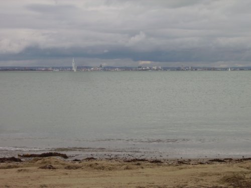 View of Portsmouth, Hampshire from Ryde, Isle of Wight