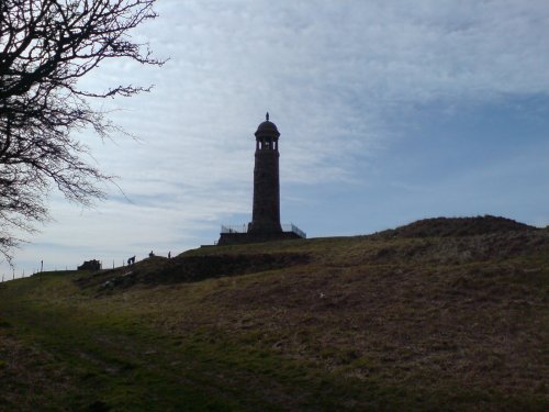 Crich Stand, Derbyshire - The memorial to The Sherwood Foresters