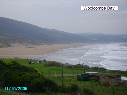 Woolacombe, Devon
Morte Bay
Popular for surfers