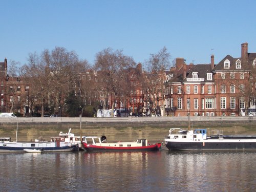 Chelsea Embankment - Viewed From Battersea Park