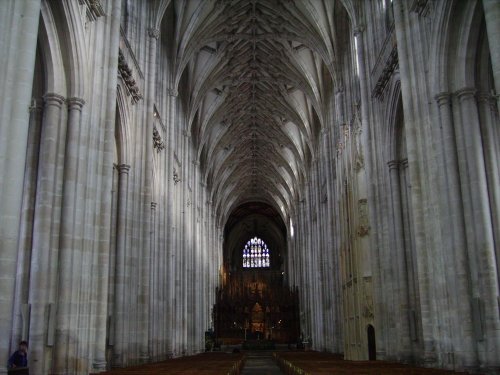 Winchester Cathedral Interior, Winchester, Hampshire