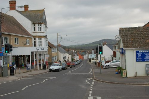 high street, Charmouth, Dorset