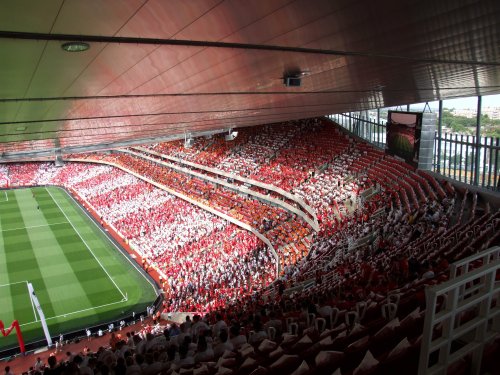 The Emirates Stadium. Home to Arsenal Football Club. North London.