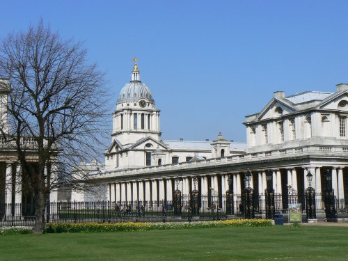 A view of The Royal Naval College from the gounds of The Queens's House, Greenwich.