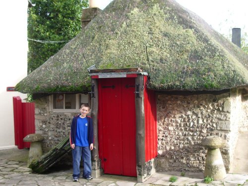 Smiths Arms in Godmanstone, Dorset. The smallest public house in England