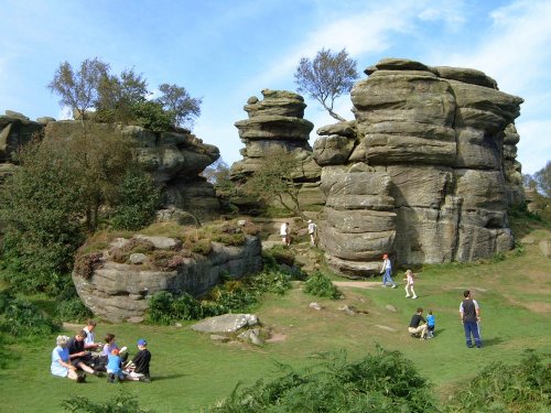 Brimham Rocks Country Park, North Yorkshire.