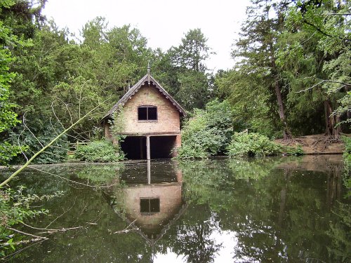 The old boat house, Elvaston Castle, Derbyshire.