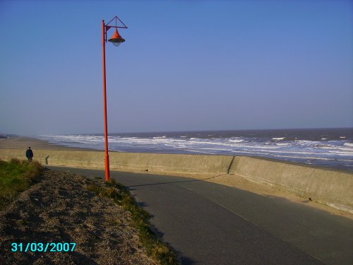 The beach looking towards Mablethorpe - At Trusthorpe, Lincs